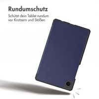 imoshion Trifold Klapphülle Samsung Galaxy Tab A11 / A9 8.7 Zoll - Dunkelblau