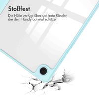 imoshion Trifold Hardcase Klapphülle Samsung Galaxy Tab A9 Plus - Hellblau