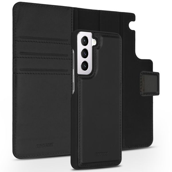 Accezz Premium Leather 2 in 1 Klapphülle für das Samsung Galaxy S21 - Schwarz