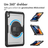 Accezz Robustes Back Cover mit Schultergurt Apple iPad 11 (2025) 11 Zoll A16 / iPad 10 (2022) 10.9 Zoll - Transparent
