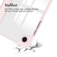 imoshion Trifold Hardcase Klapphülle Samsung Galaxy Tab A11 / A9 8.7 Zoll - Rosa