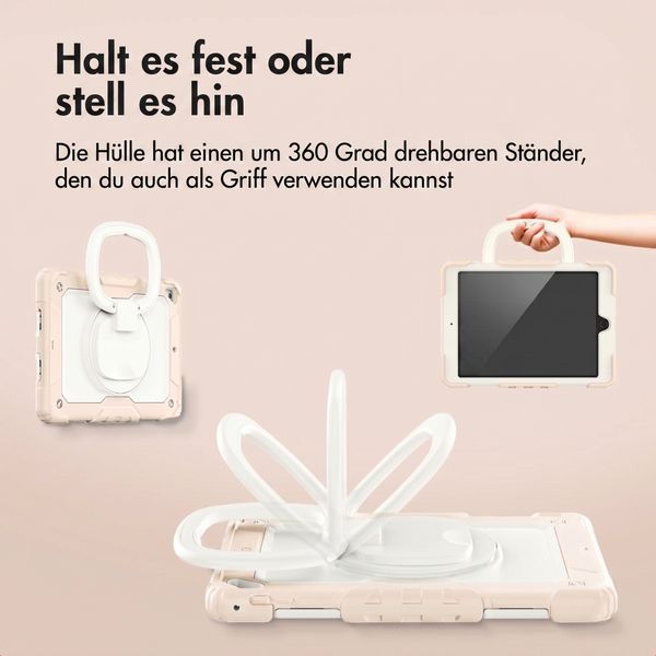 imoshion Rugged Kindersicher Schutzhülle Apple iPad 6 (2018) 9.7 Zoll / iPad 5 (2017) 9.7 Zoll / Air 2 (2014)/Air 1 (2013) - Hellrosa