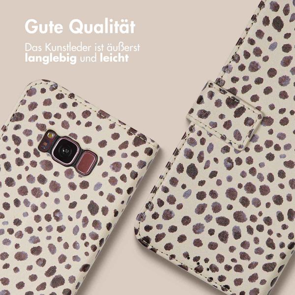 imoshion Design Klapphülle Samsung Galaxy S8 - Black And White Dots