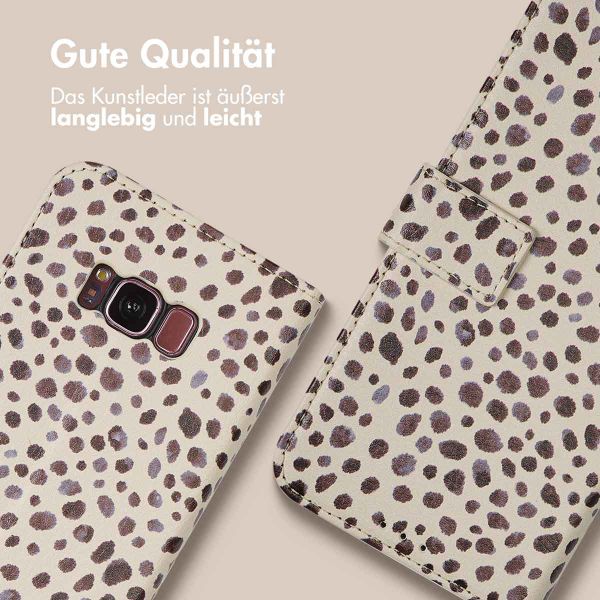 imoshion ﻿Design Klapphülle für das Samsung Galaxy S8 - Black And White Dots