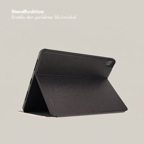 Selencia Vivid Klapphülle Apple iPad Air 11 Zoll (2026) M4 / (2025) M3 / (2024) M2 / Air 5 (2022) / Air 4 (2020) - Paisley Blush