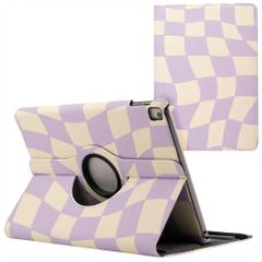 imoshion 360° drehbare Design Klapphülle Apple iPad 9 (2021) 10.2 Zoll / iPad 8 (2020) 10.2 Zoll / iPad 7 (2019) 10.2 Zoll - Dancing Cubes