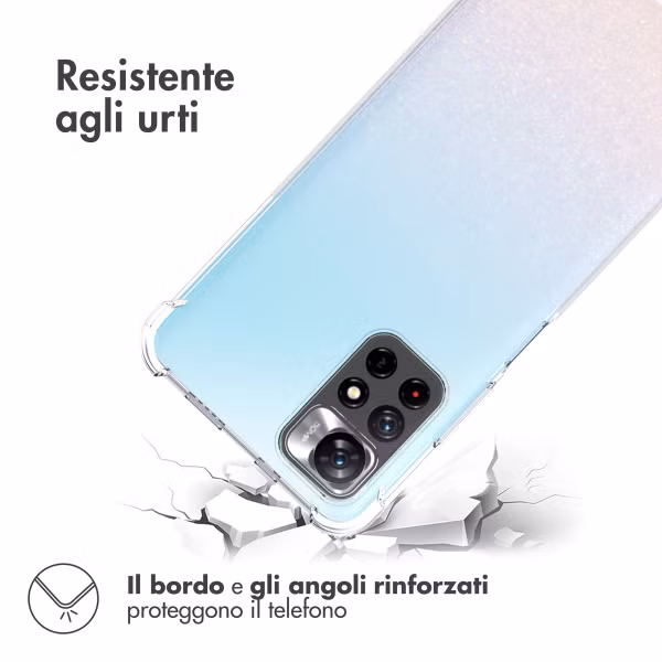 imoshion Shockproof Case Xiaomi Redmi Note 11 (4G) / Note 11S (4G) - Transparent