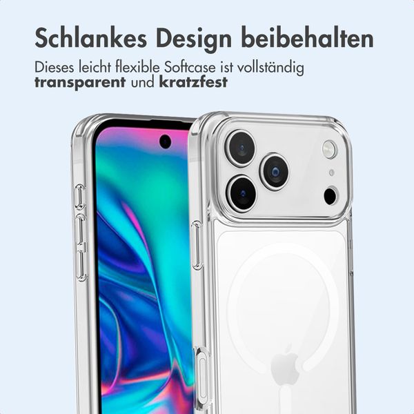 imoshion Protective Back Cover mit MagSafe Apple iPhone 17 Pro Max - Transparent