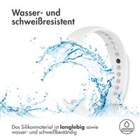 imoshion Silikon Sportarmband für Xiaomi Smart Band 8 / 9 - Weiß