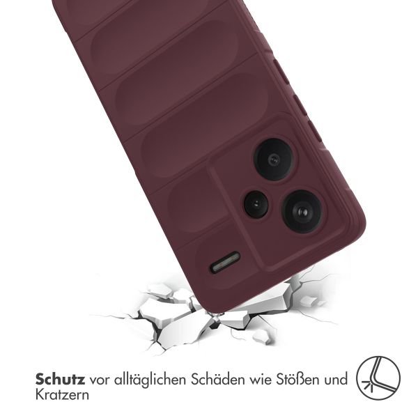 imoshion EasyGrip Back Cover für das Xiaomi Redmi Note 13 Pro Plus (5G) - Aubergine