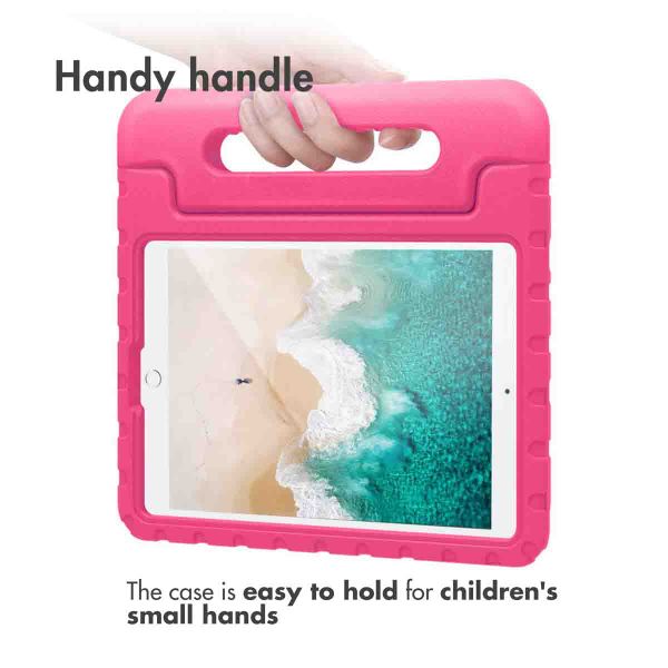 Accezz Schutzhülle mit Handgriff kindersicher Apple iPad 9 (2021) 10.2 Zoll / iPad 8 (2020) 10.2 Zoll / iPad 7 (2019) 10.2 Zoll - Rosa
