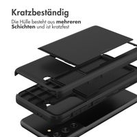 imoshion Backcover mit Kartenfach Samsung Galaxy S21 - Schwarz