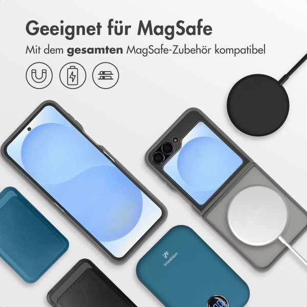 imoshion Color Guard Back Cover mit MagSafe Samsung Galaxy Z Flip 7 FE - Grau