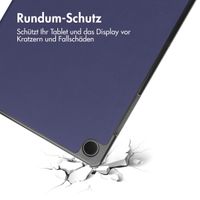 imoshion Trifold Klapphülle für das Samsung Galaxy Tab A9 Plus - Dunkelblau