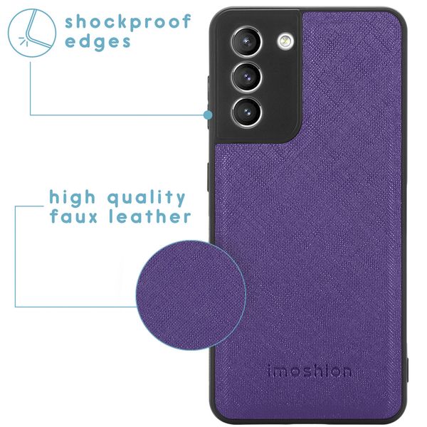 imoshion Luxuriöse Portemonnaie-Klapphülle Samsung Galaxy S21 - Violett