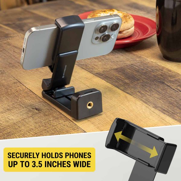 Scosche Travel Mount - Handyhalter – Verstellbar – Mit Klemme – Schwarz