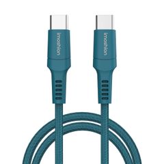 imoshion Braided USB-C-zu-USB-C Kabel - 2 Meter - Dunkelblau