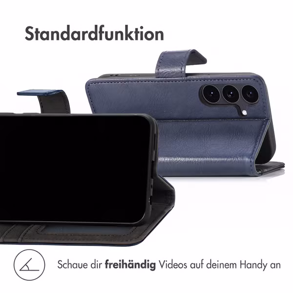 imoshion Luxuriöse Klapphülle Samsung Galaxy S26 FE - Dunkelblau