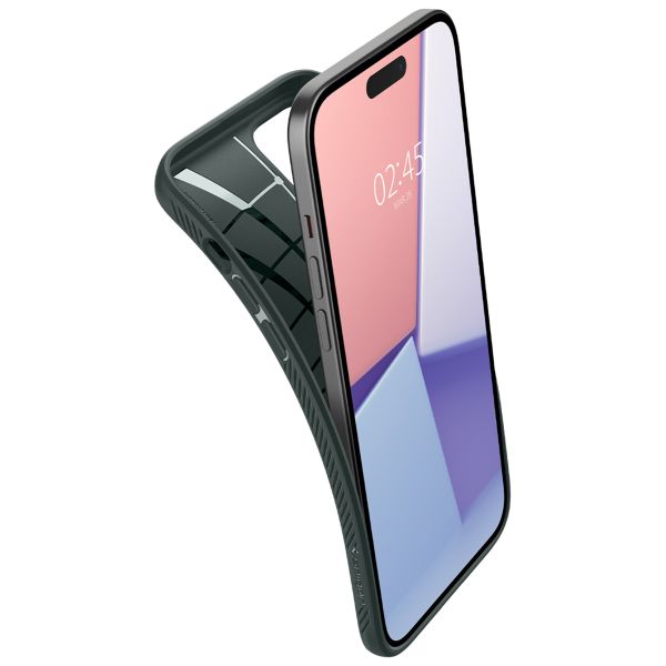 Spigen Liquid Air™ Case für das iPhone 15 - Abyss Green