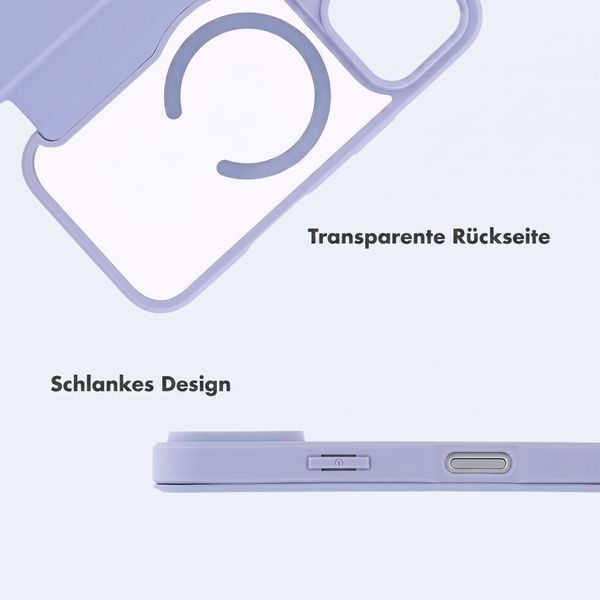 imoshion Transparente Bookcase mit MagSafe Apple iPhone 18 Pro Max / 17 Pro Max - Lila