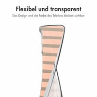 imoshion Design Hülle Samsung Galaxy A52(s) (5G/4G) - Striped peach reverse