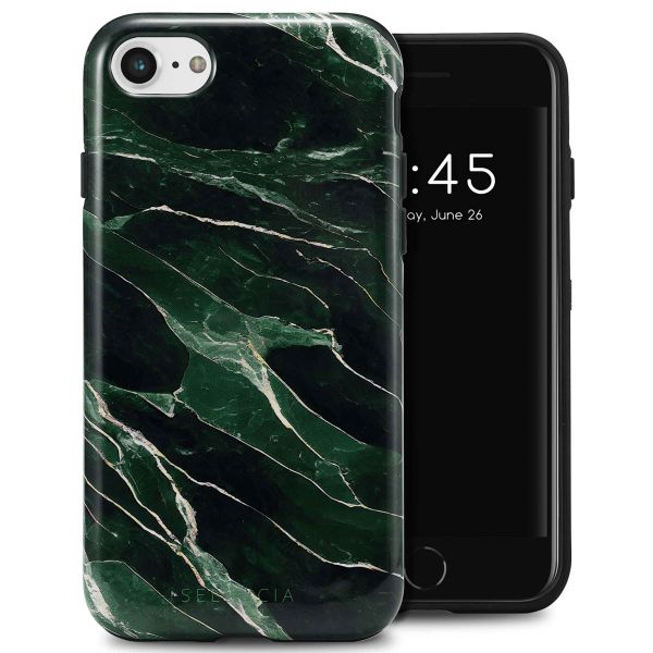 Selencia Vivid Tough Back Cover für das iPhone SE (2022 / 2020) / 8 / 7 / 6(s) - Chic Marble Quartz