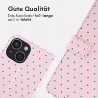 imoshion Design Klapphülle Apple iPhone 14 - Happy Dots