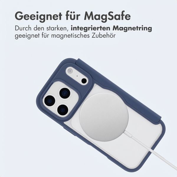 imoshion Transparente Bookcase mit MagSafe Apple iPhone 17 Pro - Blau