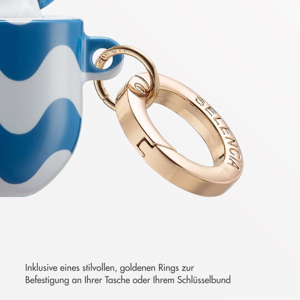 Selencia Vivid Case Apple AirPods Pro - Wave Vibes Classic Blue