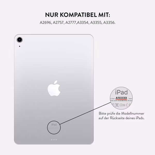 Burga Tablet Case Apple iPad 11 (2025) 11 Zoll A16 / iPad 10 (2022) 10.9 Zoll - Sorry Busy