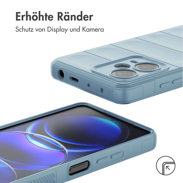 imoshion EasyGrip Backcover für das Xiaomi Redmi Note 12 Pro Plus - Hellblau