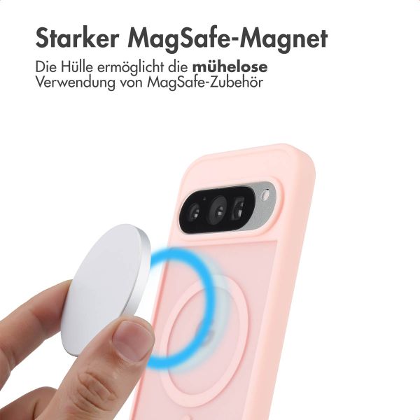 imoshion Color Guard Back Cover mit MagSafe für das Google Pixel 9 / 9 Pro - Hellrosa