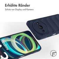 imoshion EasyGrip Back Cover für das Xiaomi Redmi A3 - Dunkelblau