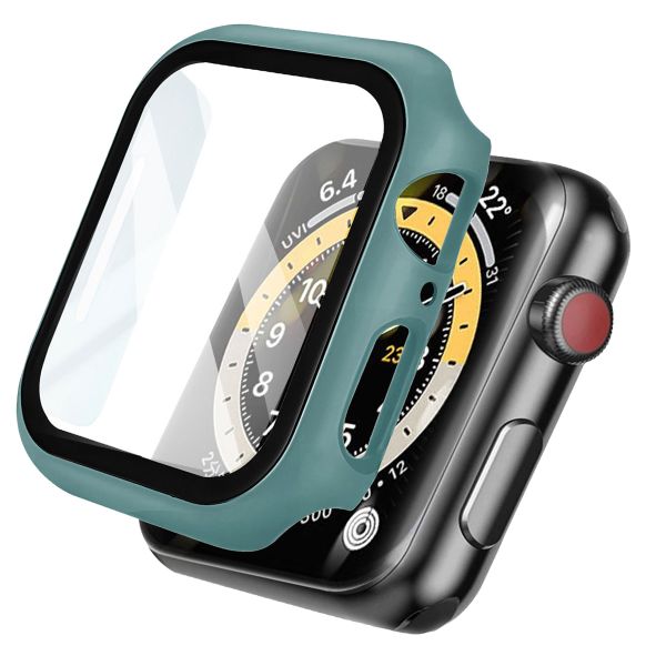 imoshion Full Cover Hard Case für Apple Watch Series 7 / 8 / 9 - 45 mm - Dunkelgrün