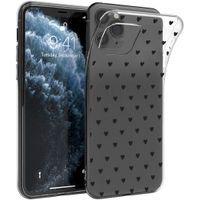 imoshion Design Hülle iPhone 11 Pro - Herzen - Schwarz