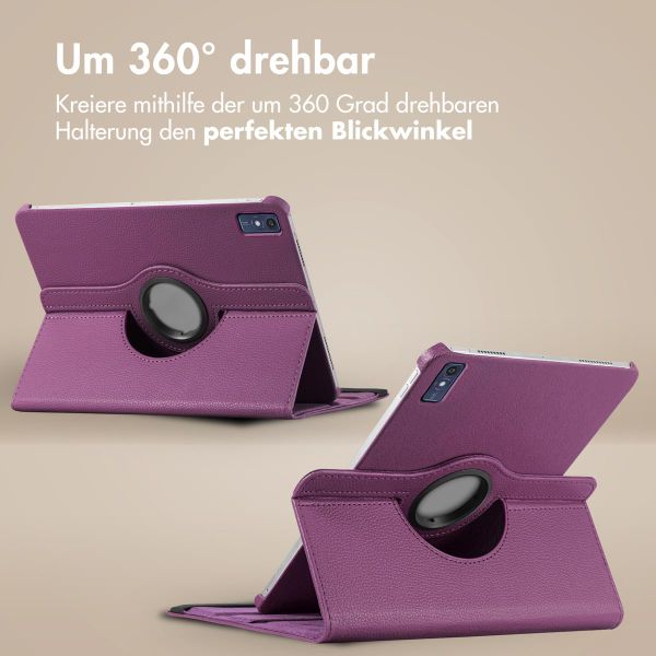 imoshion 360° drehbare Klapphülle Lenovo Tab P12 - Violett