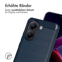imoshion Brushed Back Cover Xiaomi Poco X7 Pro - Dunkelblau
