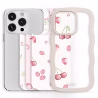 Holdit Print Pack für das Apple iPhone 14 Pro / 15 Pro / 16 Pro - Pink Breeze