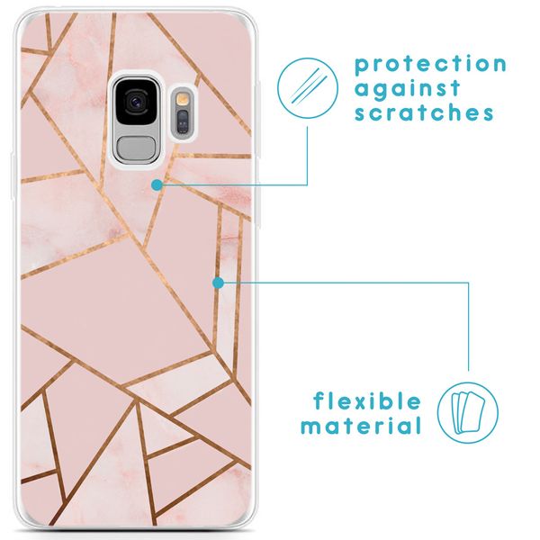 imoshion Design Hülle für das Samsung Galaxy S9 - Pink Graphic