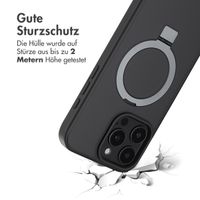 Accezz Ring Stand Backcover mit MagSafe für das iPhone 16 Pro Max - Schwarz