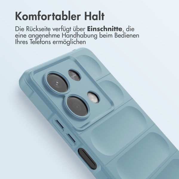 imoshion EasyGrip Back Cover für das Xiaomi Redmi Note 13 (5G) - Hellblau