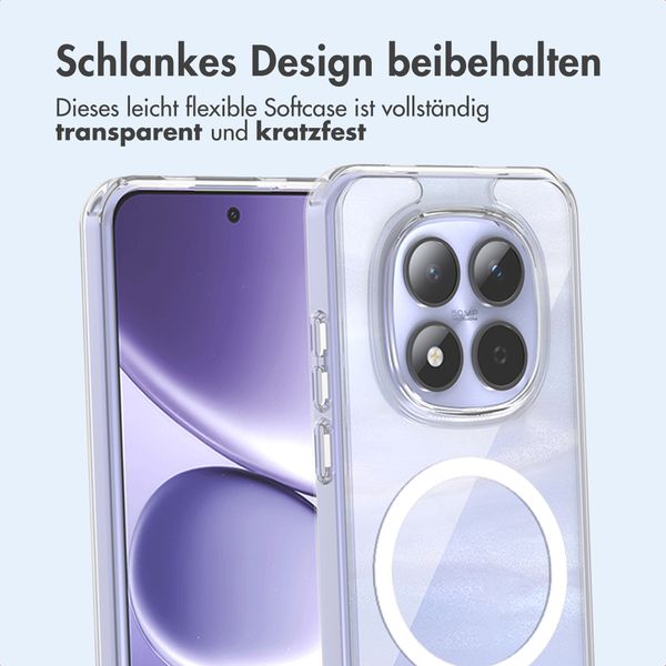 imoshion Protective Back Cover mit MagSafe Xiaomi Redmi Note 15 Pro (4G) - Transparent