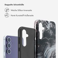 Selencia Vivid Back Cover Samsung Galaxy S23 FE - Chic Marble Black