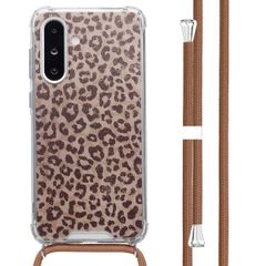 imoshion Design Hülle mit Band Samsung Galaxy A36 - Leopard Mood