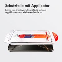 Accezz Gehärteter Glas-Schutz + Applikator Apple iPhone 16 Pro