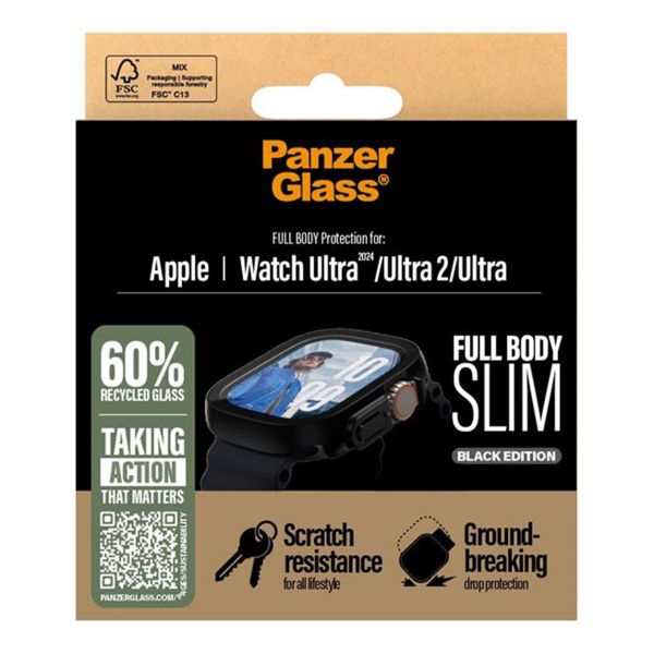 PanzerGlass Full Body Case Slim für das Apple Watch Ultra (2) - 49 mm - Black