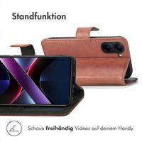 imoshion Luxuriöse Klapphülle Xiaomi Poco X7 Pro - Braun