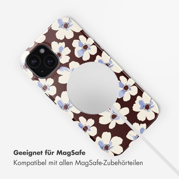 Selencia Vivid Rückabdeckung mit MagSafe Apple iPhone 15 - Choco Flower Pop