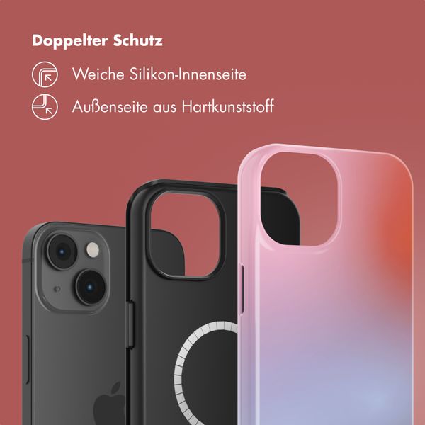 Selencia Vivid Rückabdeckung mit MagSafe Apple iPhone 14 - Gradient Soft Blush