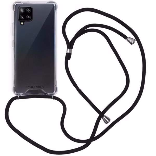 imoshion Transparentní zadní kryt s šňůrkou Samsung Galaxy A42 - Schwarz